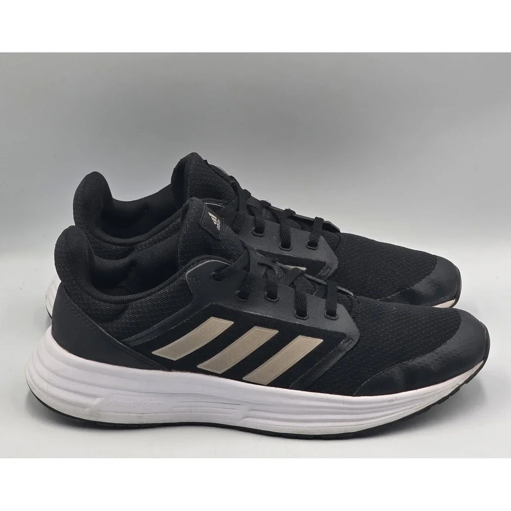 adidas Galaxy 5 Running Shoes GX4979 Black Champagne Women's 9.5